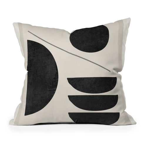 ThingDesign Modern Abstract Minimal Shapes 187 Throw Pillow