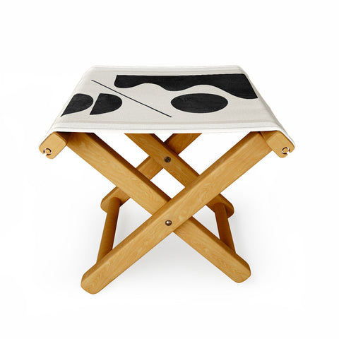 ThingDesign Modern Abstract Minimal Shapes 188 Folding Stool