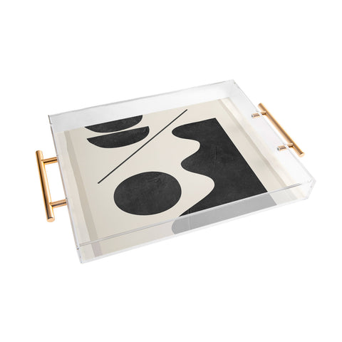 ThingDesign Modern Abstract Minimal Shapes 188 Acrylic Tray
