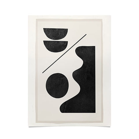 ThingDesign Modern Abstract Minimal Shapes 188 Poster