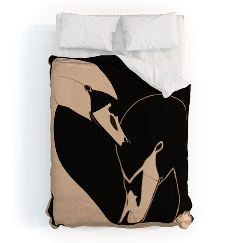 ThingDesign Two Swans I Duvet Cover