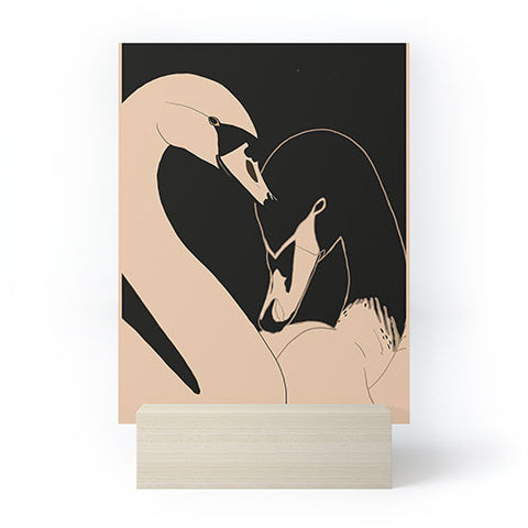 ThingDesign Two Swans I Mini Art Print
