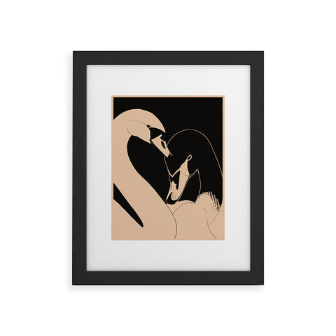 ThingDesign Two Swans I Framed Art Print