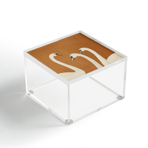 ThingDesign White Swans 2 Acrylic Box