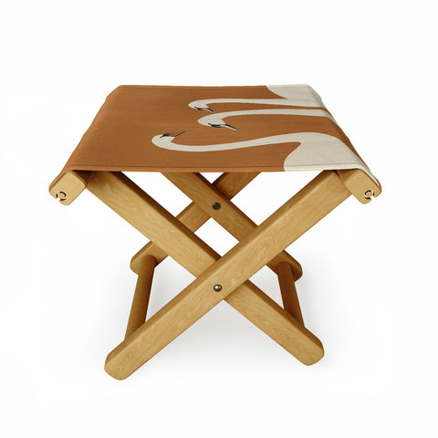 ThingDesign White Swans 2 Folding Stool