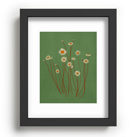 ThingDesign Wild Daisy Flowers 5 Recessed Framing Rectangle
