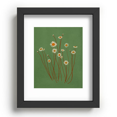 ThingDesign Wild Daisy Flowers 5 Recessed Framing Rectangle