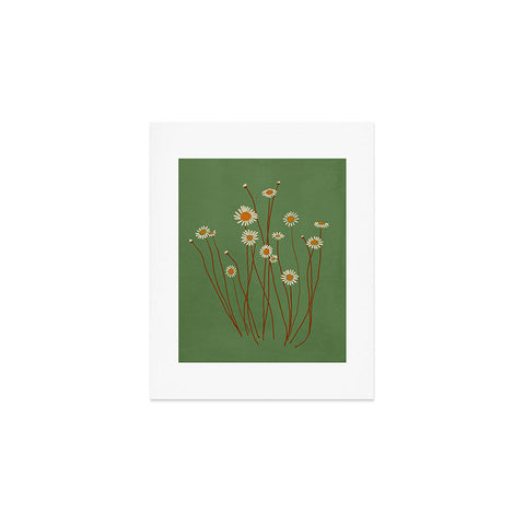 ThingDesign Wild Daisy Flowers 5 Art Print