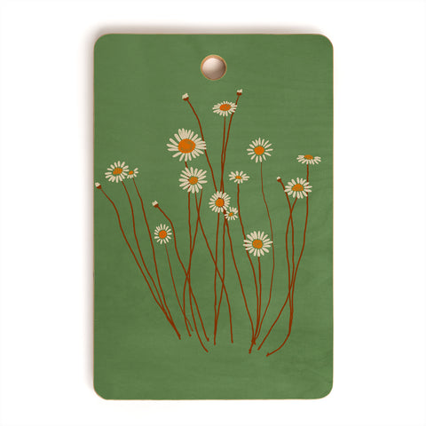 ThingDesign Wild Daisy Flowers 5 Cutting Board Rectangle