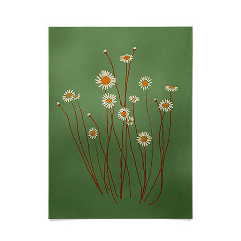 ThingDesign Wild Daisy Flowers 5 Poster