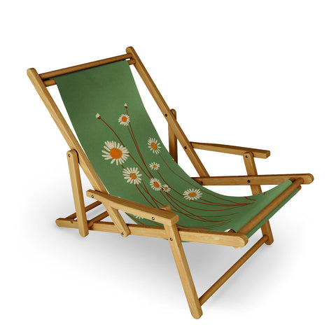 ThingDesign Wild Daisy Flowers 5 Sling Chair
