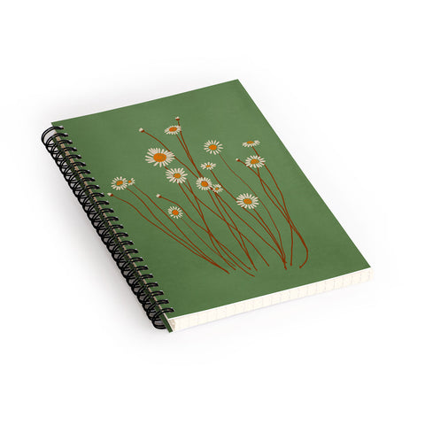 ThingDesign Wild Daisy Flowers 5 Spiral Notebook