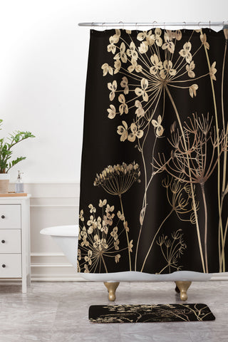 ThingDesign Wildflowers 10 Shower Curtain And Mat