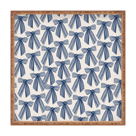 ThirtyOne Illustrations baubles bows bn artboard 1 Square Tray