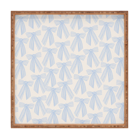 ThirtyOne Illustrations baubles bows bn artboard 2 Square Tray