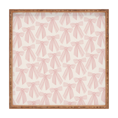 ThirtyOne Illustrations baubles bows bn artboard 3 Square Tray