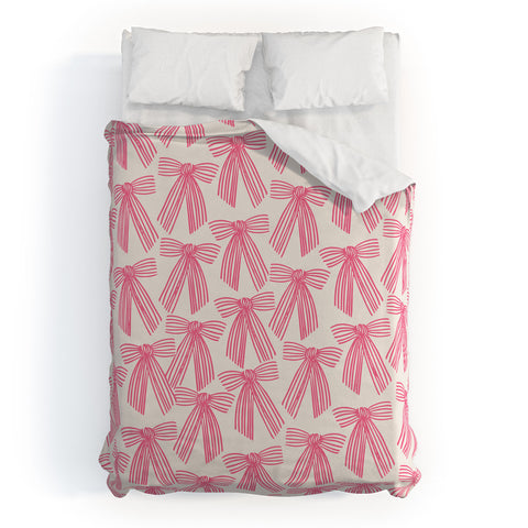 ThirtyOne Illustrations baubles bows bn artboard 5 Duvet Cover