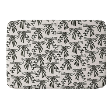ThirtyOne Illustrations Bows Memory Foam Bath Mat