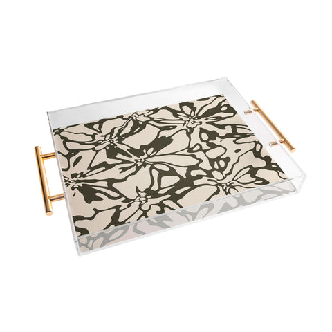 ThirtyOne Illustrations floral no9 Acrylic Tray