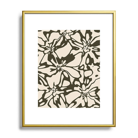 ThirtyOne Illustrations floral no9 Metal Framed Art Print