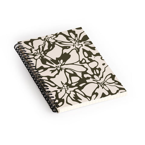 ThirtyOne Illustrations floral no9 Spiral Notebook
