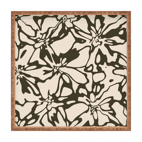 ThirtyOne Illustrations floral no9 Square Tray