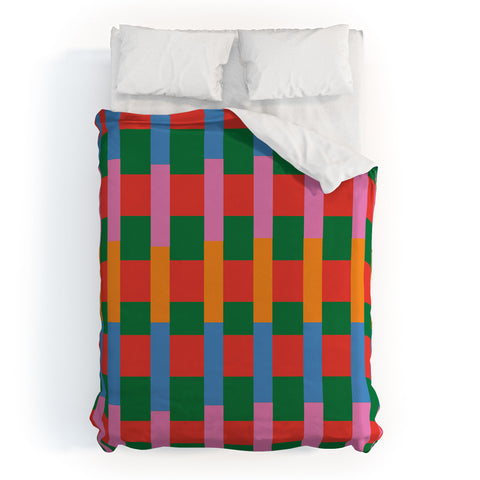 ThirtyOne Illustrations Geo Mix Tile Duvet Cover