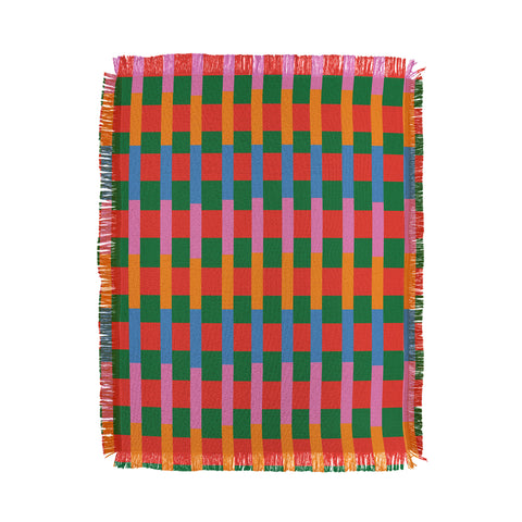 ThirtyOne Illustrations Geo Mix Tile Throw Blanket
