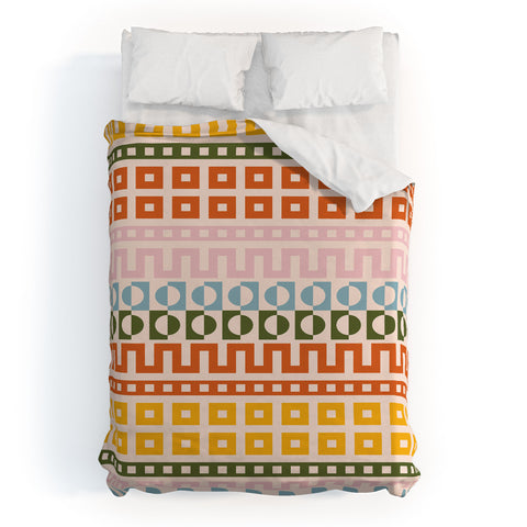 ThirtyOne Illustrations Granny Square Retro Duvet Cover