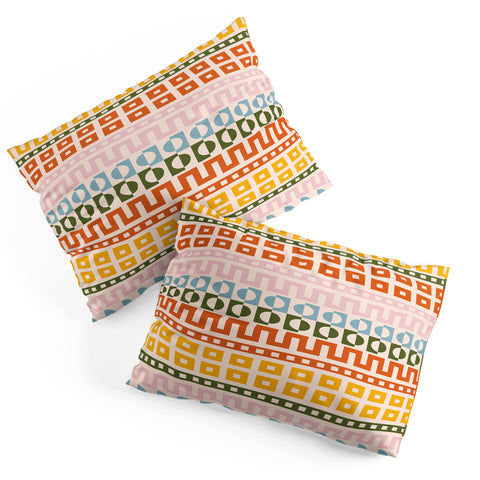 ThirtyOne Illustrations Granny Square Retro Pillow Shams