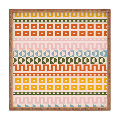 ThirtyOne Illustrations Granny Square Retro Square Tray