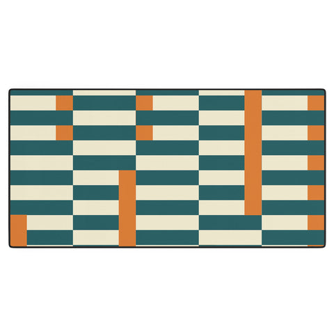 ThirtyOne Illustrations Latter Teal Desk Mat