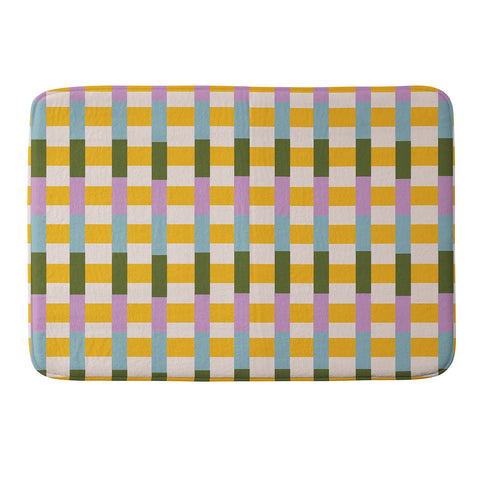 ThirtyOne Illustrations Mod Neo Geo Memory Foam Bath Mat