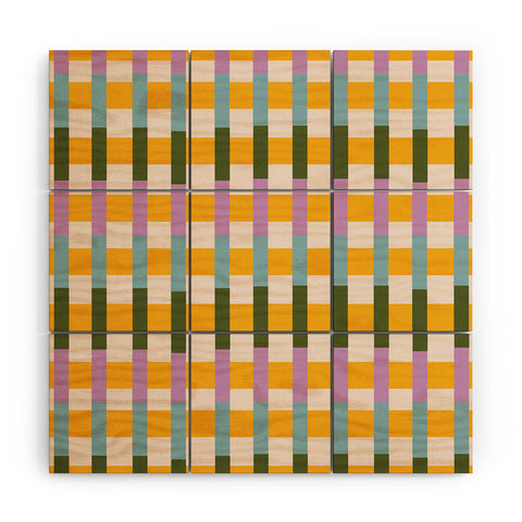 ThirtyOne Illustrations Mod Neo Geo Wood Wall Mural