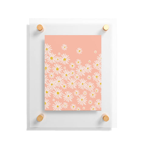 ThirtyOne Illustrations Pink Daisy I Floating Acrylic Print
