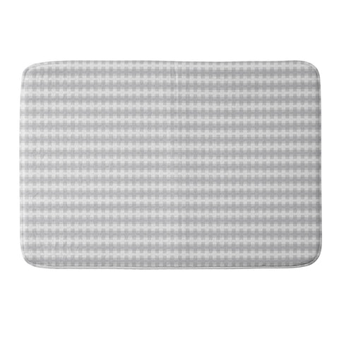 ThirtyOne Illustrations Stiches Grey Memory Foam Bath Mat