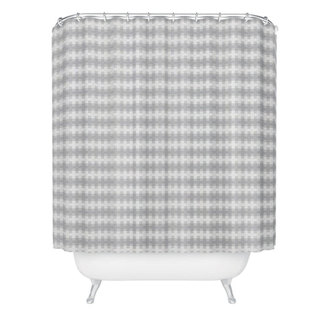ThirtyOne Illustrations Stiches Grey Shower Curtain