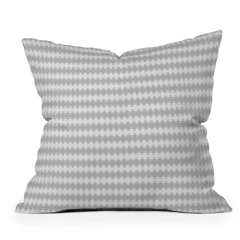 ThirtyOne Illustrations Stiches Grey Outdoor Throw Pillow