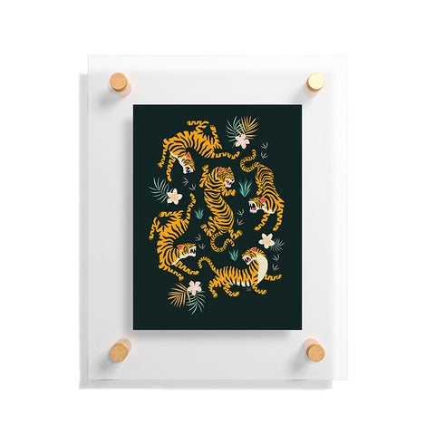 ThirtyOne Illustrations Tiger All Around Floating Acrylic Print