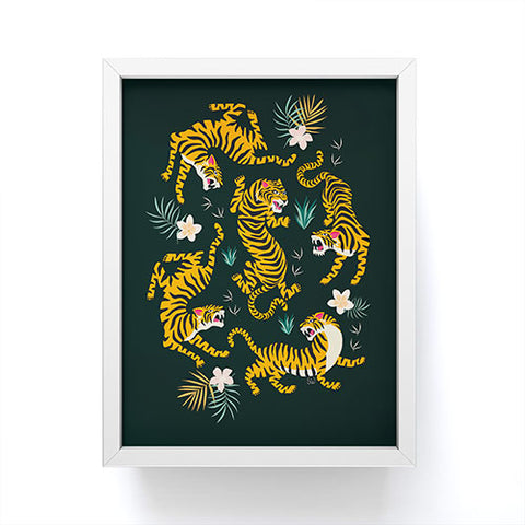 ThirtyOne Illustrations Tiger All Around Framed Mini Art Print
