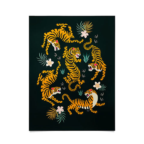 ThirtyOne Illustrations Tiger All Around Poster
