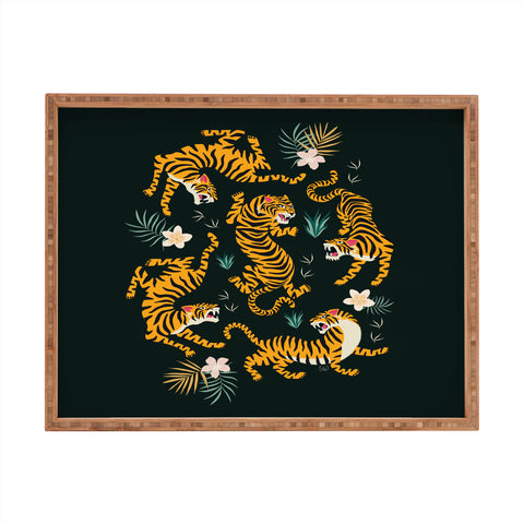 ThirtyOne Illustrations Tiger All Around Rectangular Tray
