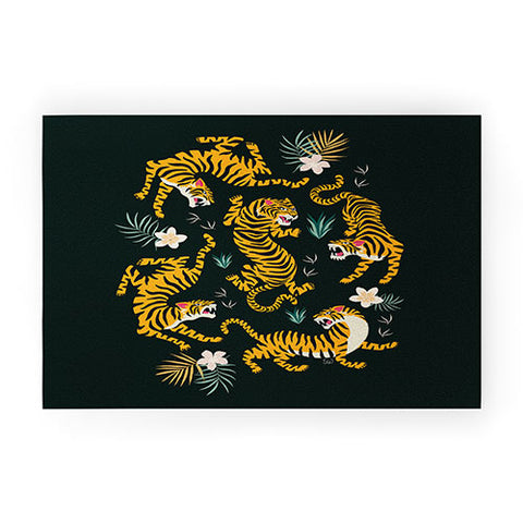 ThirtyOne Illustrations Tiger All Around Welcome Mat