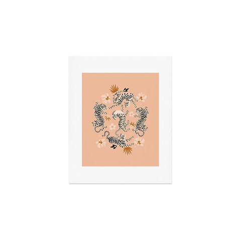 ThirtyOne Illustrations Tiger Garden Art Print