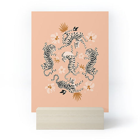 ThirtyOne Illustrations Tiger Garden Mini Art Print