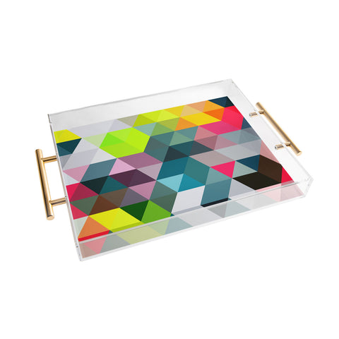 Three Of The Possessed Autumn Electric Lights Acrylic Tray