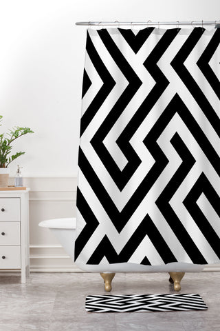 Three Of The Possessed Avenue 01 Shower Curtain And Mat