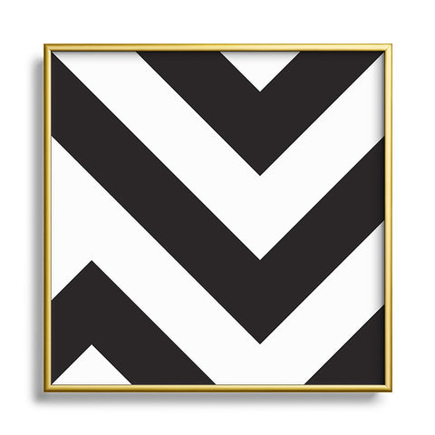 Three Of The Possessed Avenue 03 Square Metal Framed Art Print