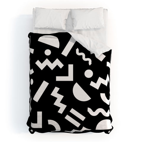 Three Of The Possessed Block Party BLK Duvet Cover