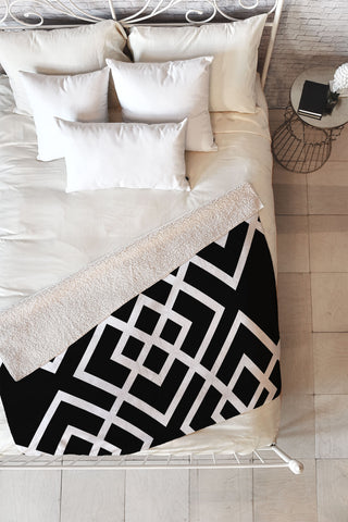 Three Of The Possessed Inbetween Fleece Throw Blanket